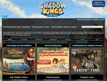 Tablet Screenshot of browsergame-index.com